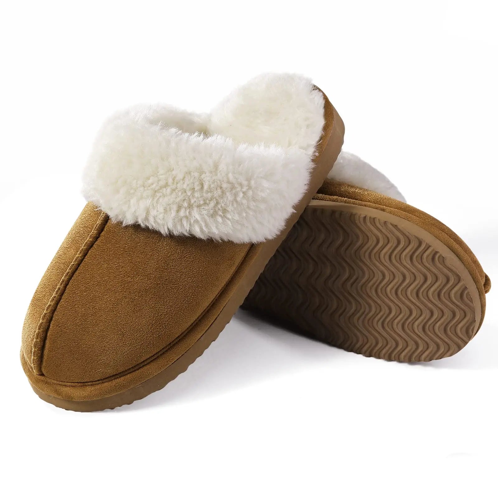 Pantoufles en Coton – Confort Ultra Doux, Mousse à Mémoire de forme