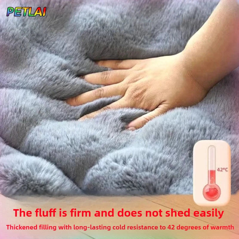 Tapis de lit pour chien, grande taille, pour l'hiver, garde au chaud, utilisation Double face, Golden Retriever, soulage le stress