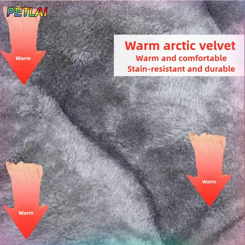 Tapis de lit pour chien, grande taille, pour l'hiver, garde au chaud, utilisation Double face, Golden Retriever, soulage le stress