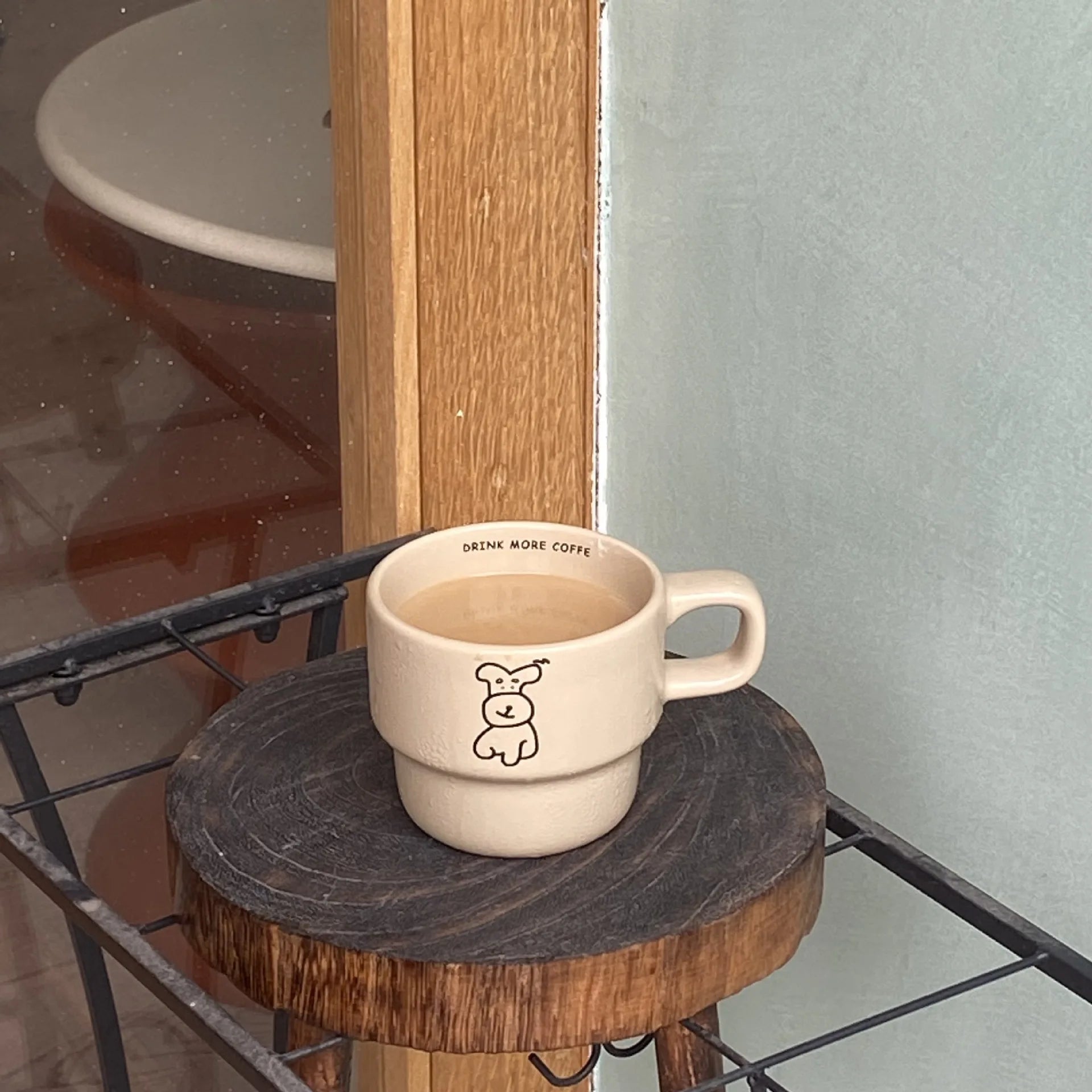 Tasse Cartoon Chien en Céramique – Cadeau Original pour Café & Thé